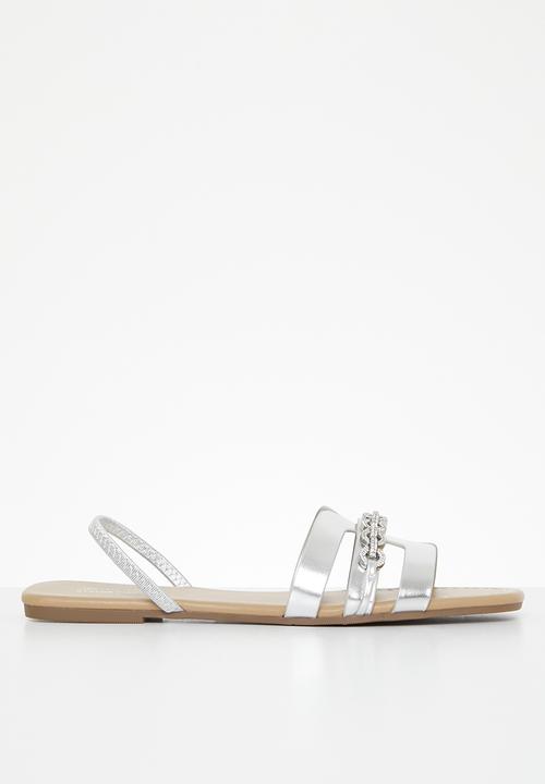 Call It Spring - Cadiz slingback sandal - silver