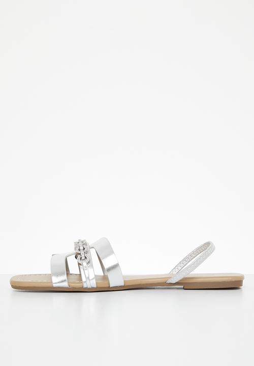 Call It Spring - Cadiz slingback sandal - silver