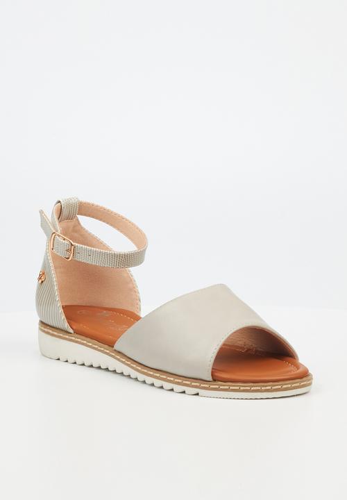 Butterfly Feet - Walnut 2 sandal - grey