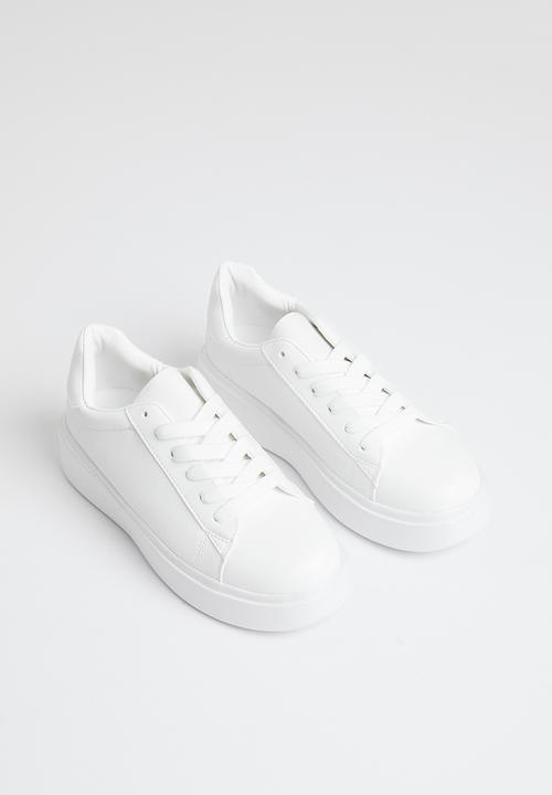 Pop Candy - Girls platform sneakers - white