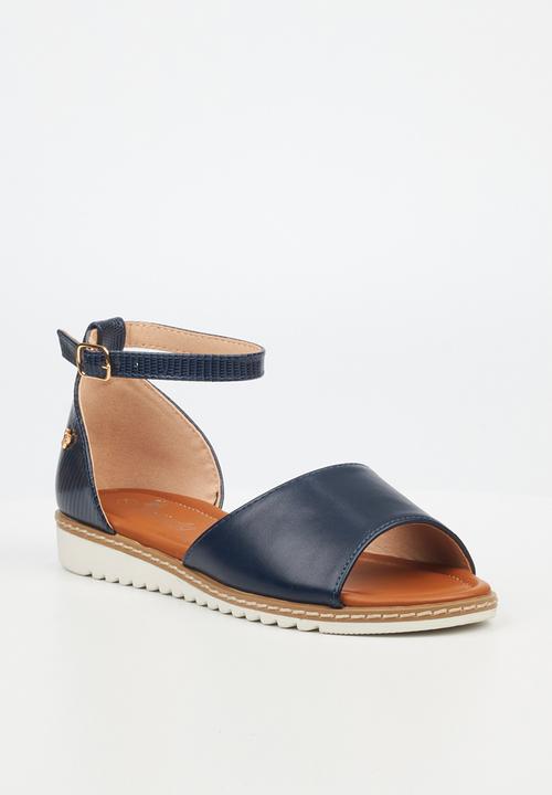Butterfly Feet - Walnut 2 sandal - navy