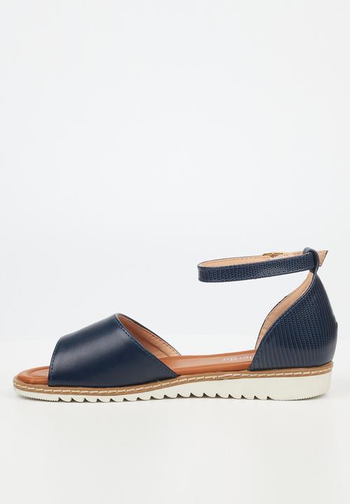 Butterfly Feet - Walnut 2 sandal - navy