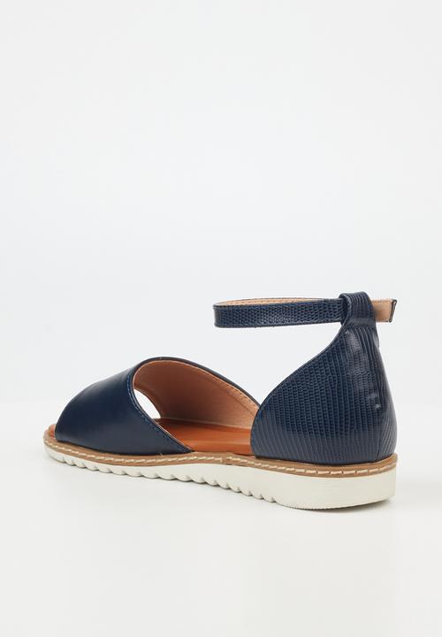 Butterfly Feet - Walnut 2 sandal - navy