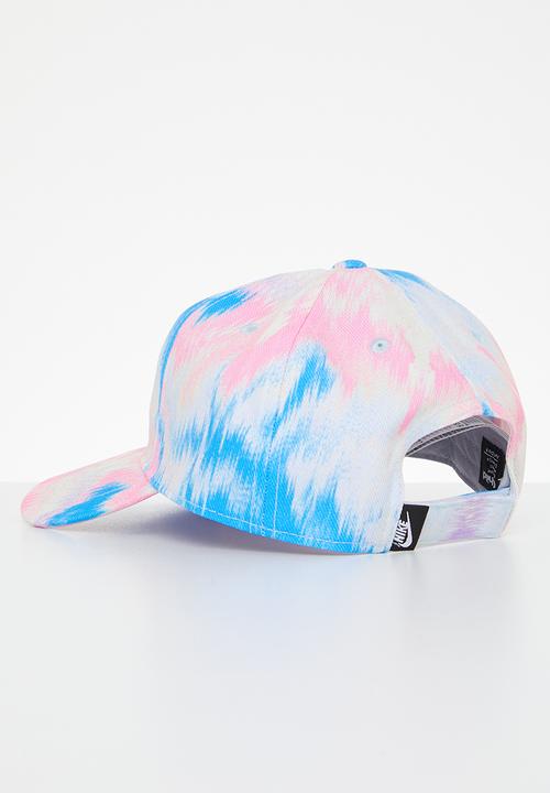 Nike - Nan printed hbr curve brim cap - ocean bliss