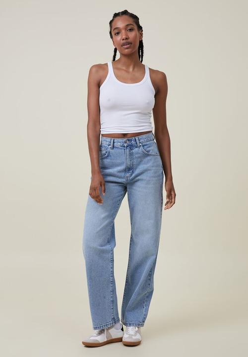 Cotton On - Loose straight jean - bondi blue