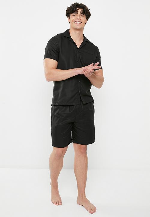 Calvin Klein - Short sleeve button down - black