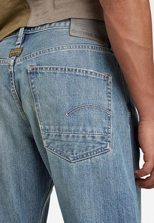 G-STAR - Dakota regular straight quasar denim - antique faded niagara destroyed