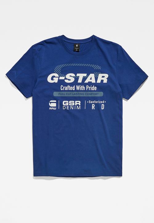 G-STAR - Old skool originals r t Compact jersey o - ballpen blue