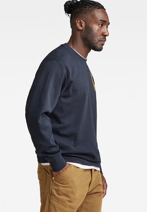 G-STAR - Tile back gr loose r t l\s Ventura interlock o - salute