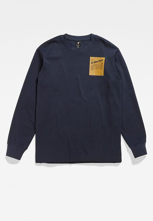 G-STAR - Tile back gr loose r t l\s Ventura interlock o - salute