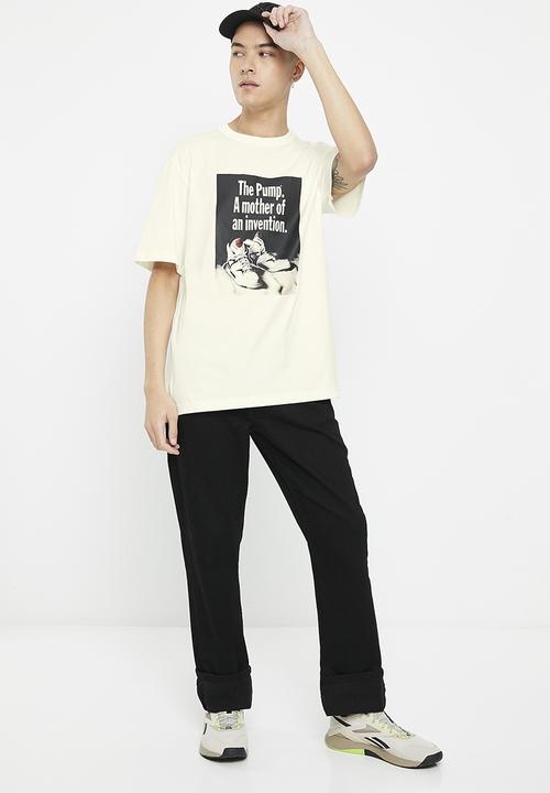 Reebok - Bb pump graphic tee - ecru