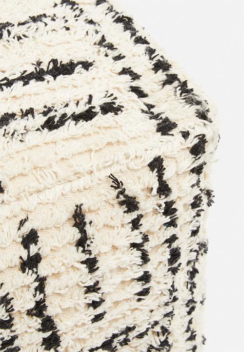 Sixth Floor - Ivy floor cushion - black