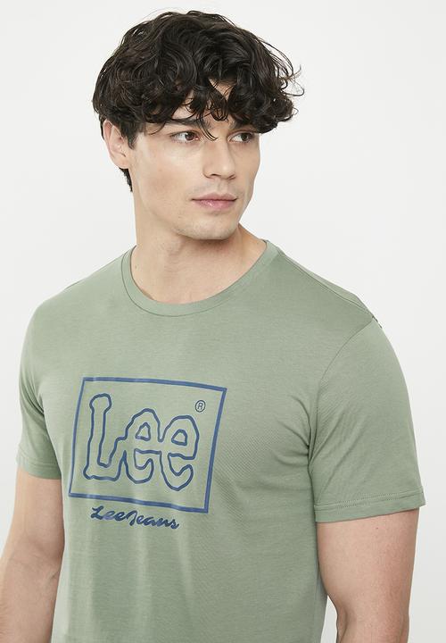 Lee  - Box denim tee - laurel