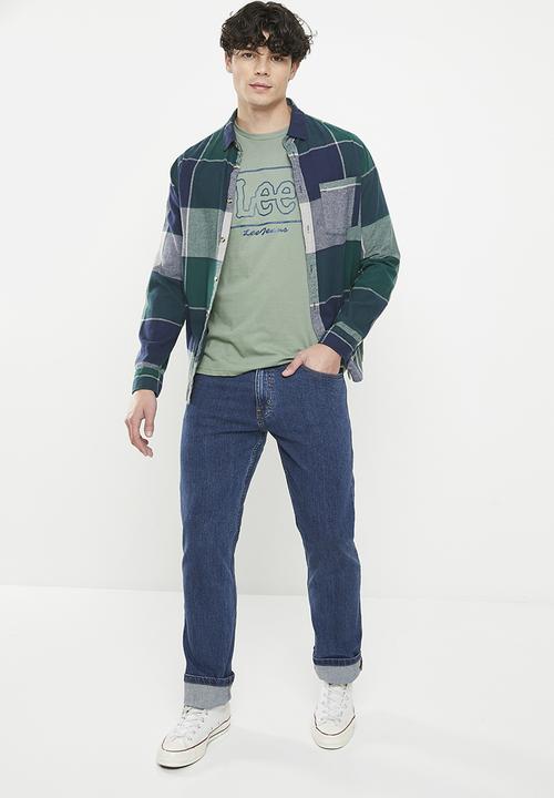 Lee  - Box denim tee - laurel