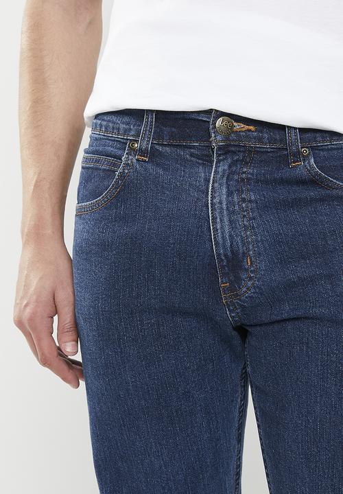 Lee  - Brooklyn stretch regular straight - stonewash