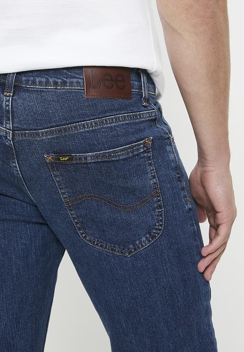 Lee  - Brooklyn stretch regular straight - stonewash