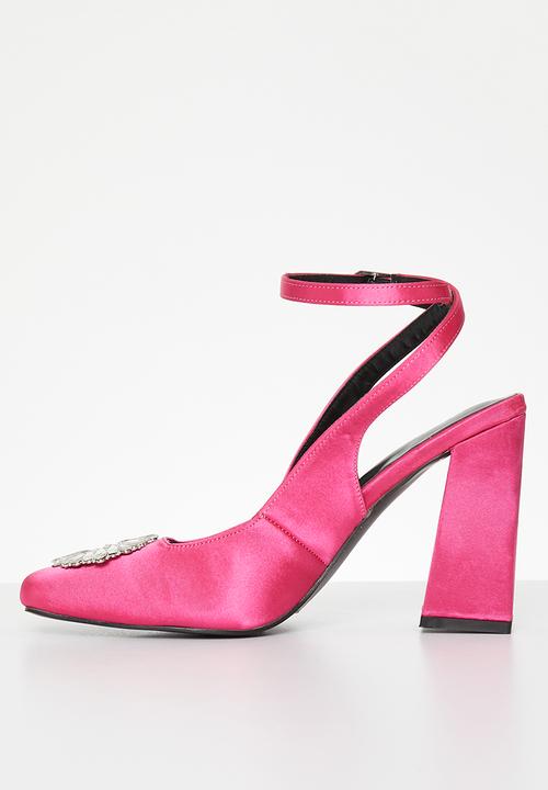 MILLA - Aliza anklestrap heel - pink