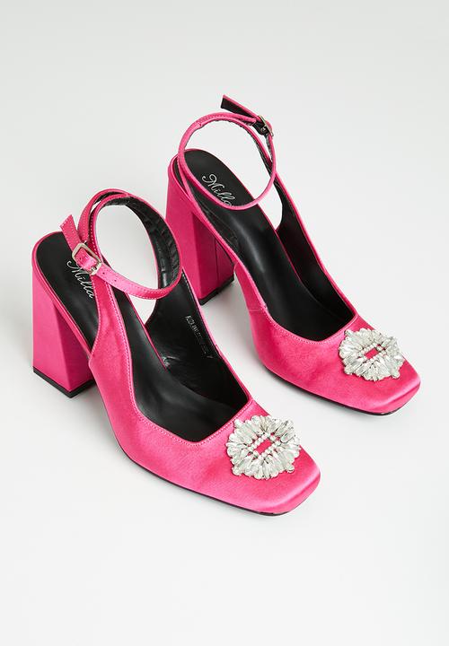 MILLA - Aliza anklestrap heel - pink