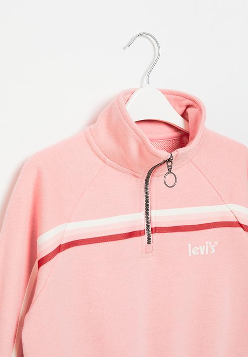 Levi’s® - Lvg meet and greet quarter zip - quartz pink