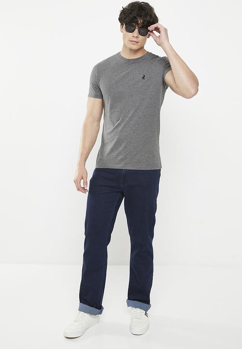 POLO - Mens crew neck T-shirt - dark grey 