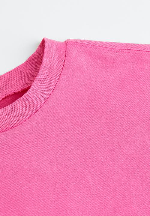 H&M - Oversized T-shirt - cerise 