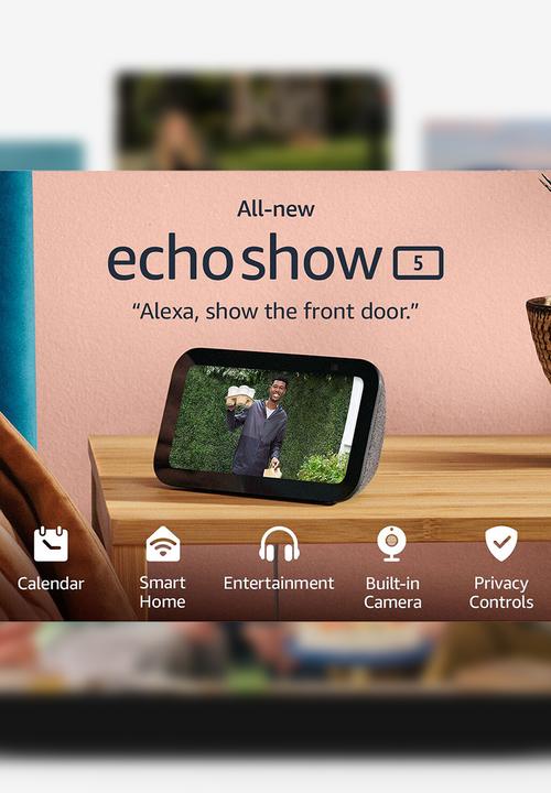 Amazon - Echo Show 5 (3rd Gen, 2023 release) - Charcoal