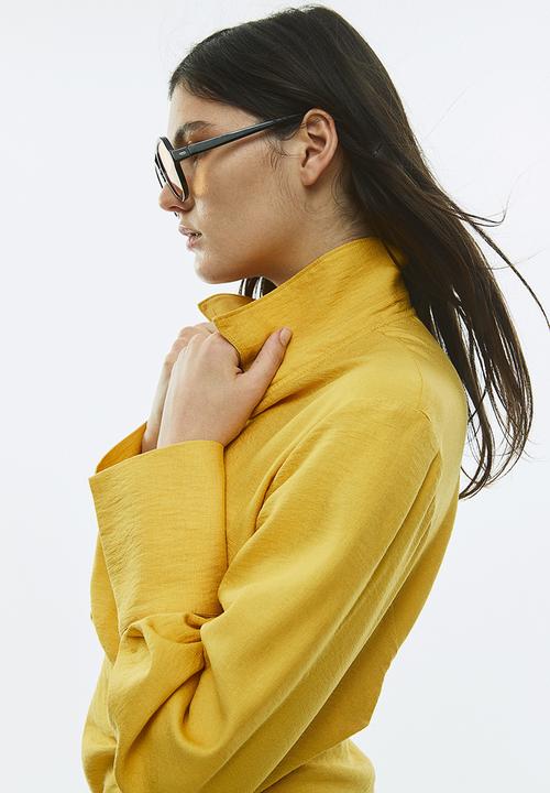H&M - Wrap dress - yellow