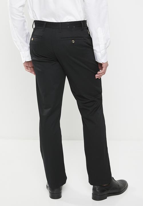 POLO - Mens essential cotton chino - black 