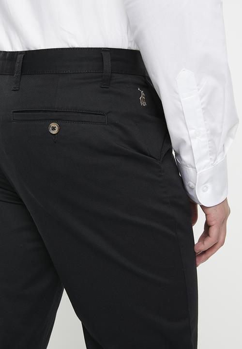 POLO - Mens essential cotton chino - black 