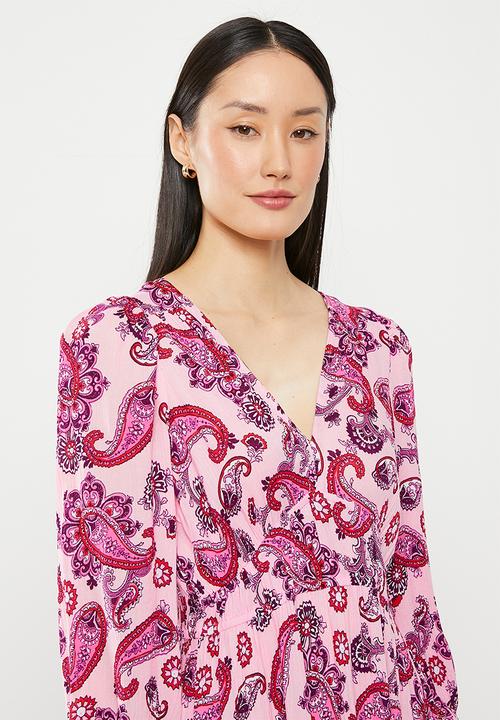 Vero Moda - Alina 3/4 ankle dress - parfait pink