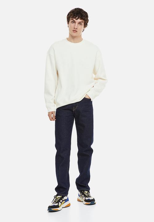 H&M - Relaxed fit appliquéd sweatshirt - white