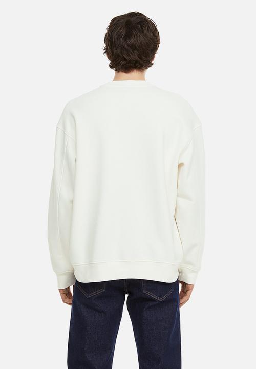 H&M - Relaxed fit appliquéd sweatshirt - white
