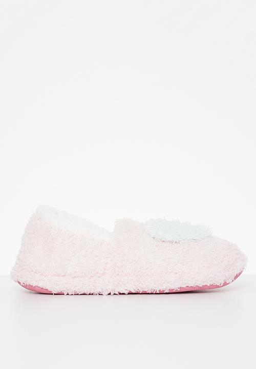 Superbalist - Closed toe heart slipper - pink & blue