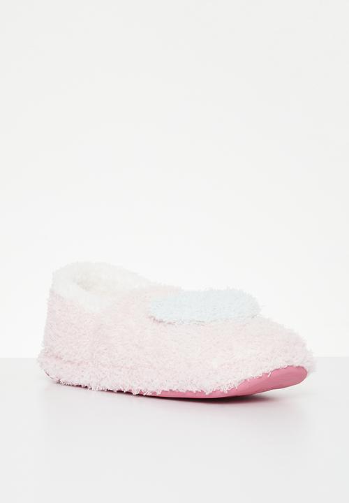 Superbalist - Closed toe heart slipper - pink & blue