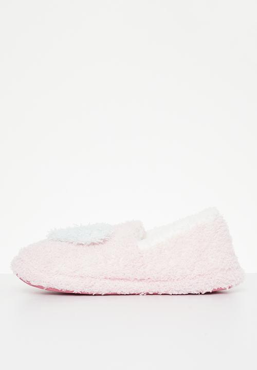Superbalist - Closed toe heart slipper - pink & blue