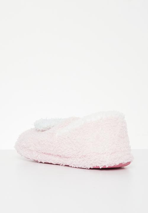 Superbalist - Closed toe heart slipper - pink & blue
