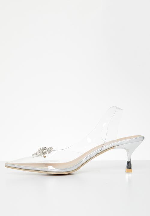 Superbalist - Dakota kitten heel - clear