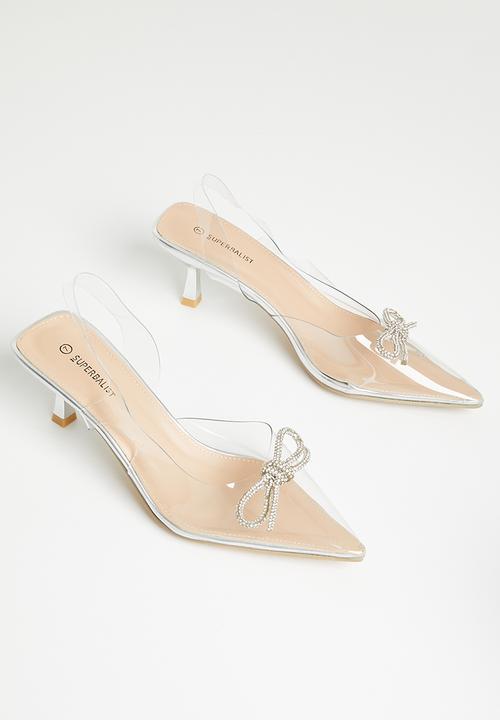 Superbalist - Dakota kitten heel - clear