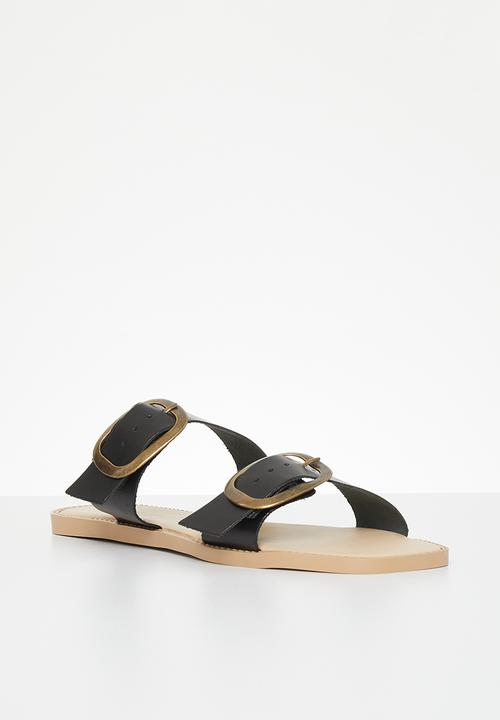 Superbalist - Nora buckle slide - black