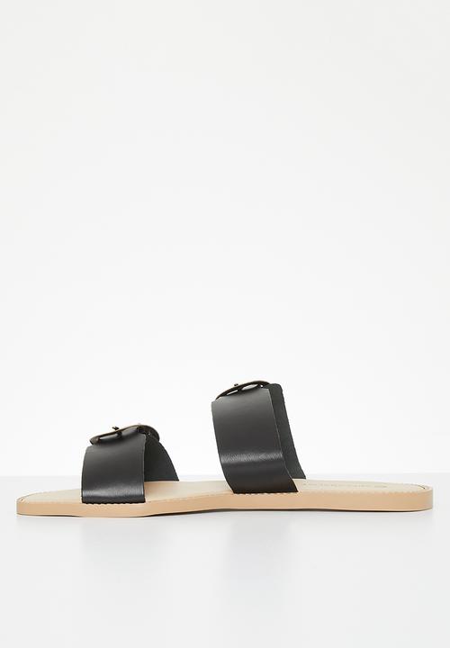 Superbalist - Nora buckle slide - black