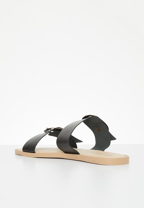 Superbalist - Nora buckle slide - black