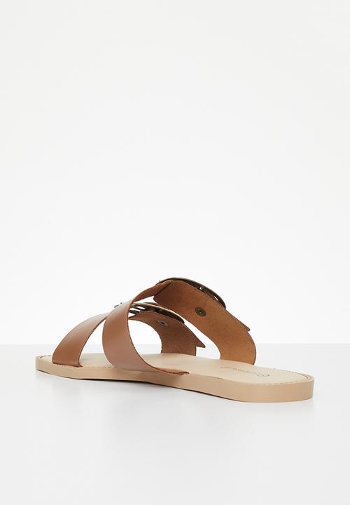 Superbalist - Nora buckle slide - tan