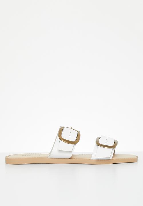 Superbalist - Nora buckle slide - white