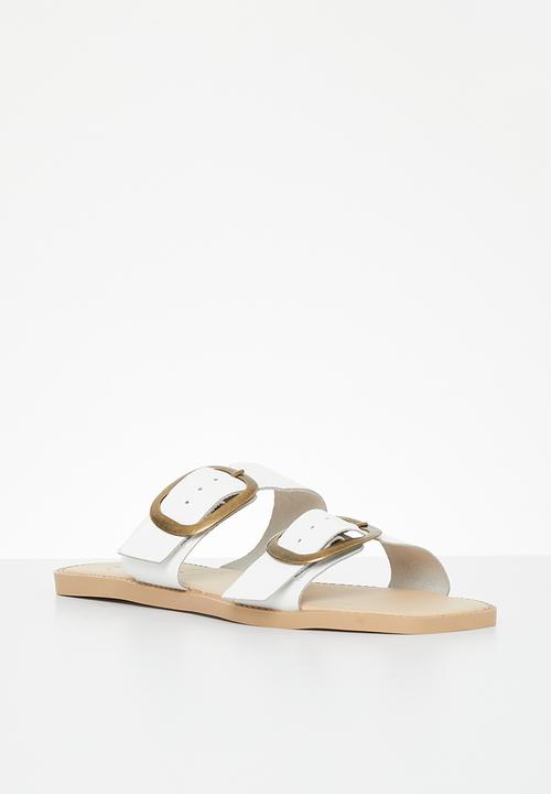Superbalist - Nora buckle slide - white