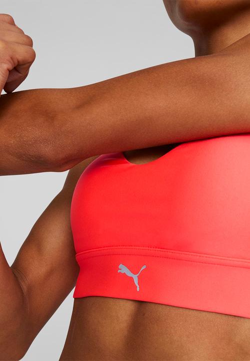 PUMA - High impact ultraform running bra - fire orchid