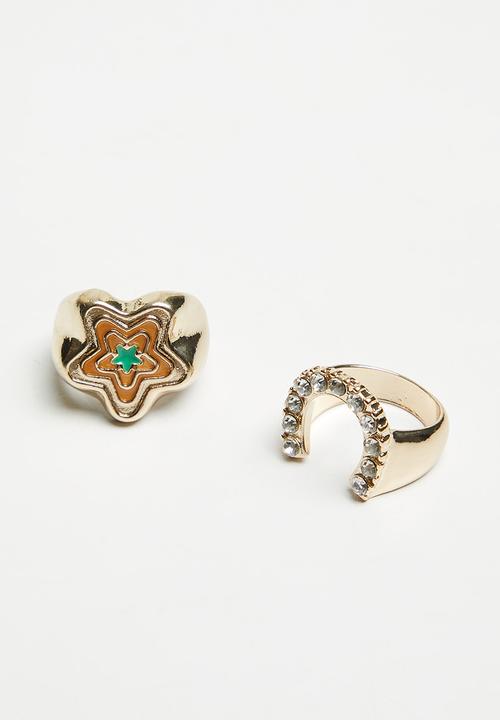 Superbalist - Nova ring set-gold