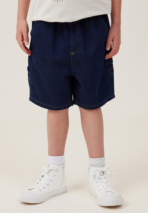 Cotton On - Balloon fit worker short - 90 s sorrento dark blue
