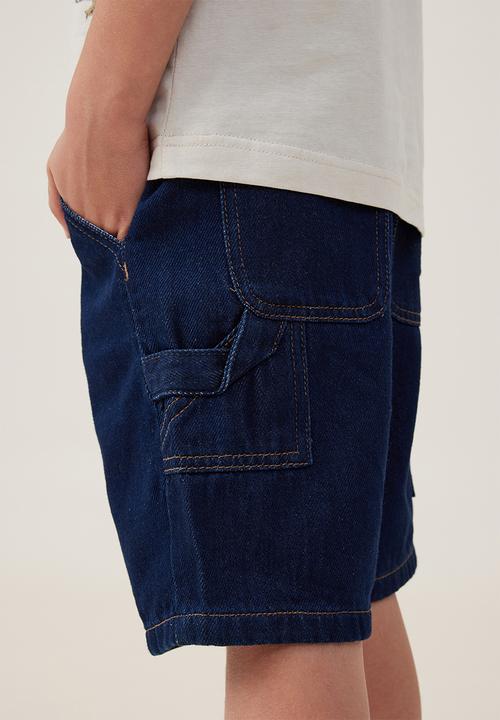 Cotton On - Balloon fit worker short - 90 s sorrento dark blue