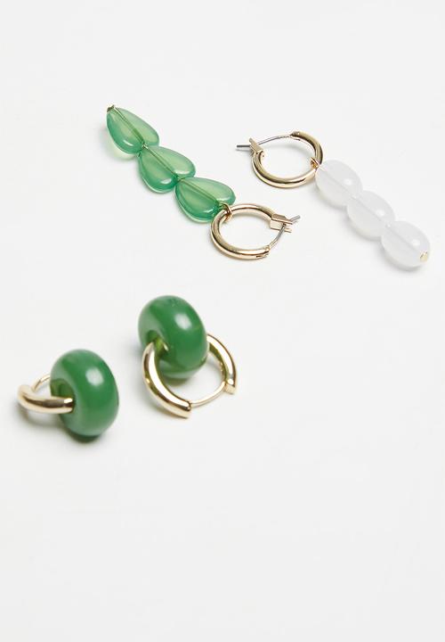 Superbalist - Norah earring set - green