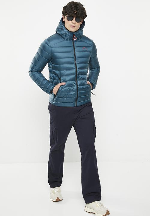Superdry. - Code lwt sport padded jacket - blue bottle